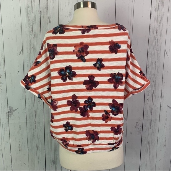 Anthropologie Postmark | striped tied waist top - Picture 9 of 10